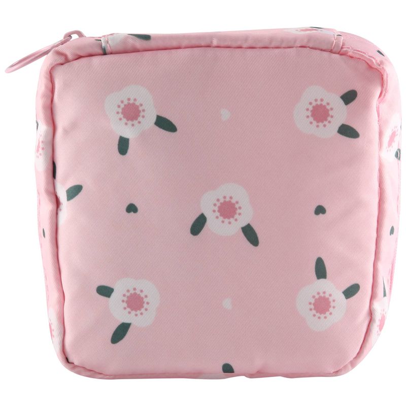 1PCS Mini Makeup Bags Zipper Sanitary Pad Bag Coin Purse Pin