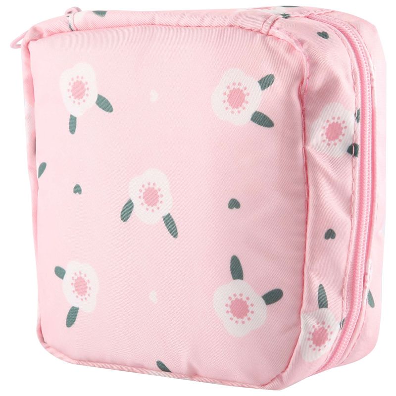 1PCS Mini Makeup Bags Zipper Sanitary Pad Bag Coin Purse Pin