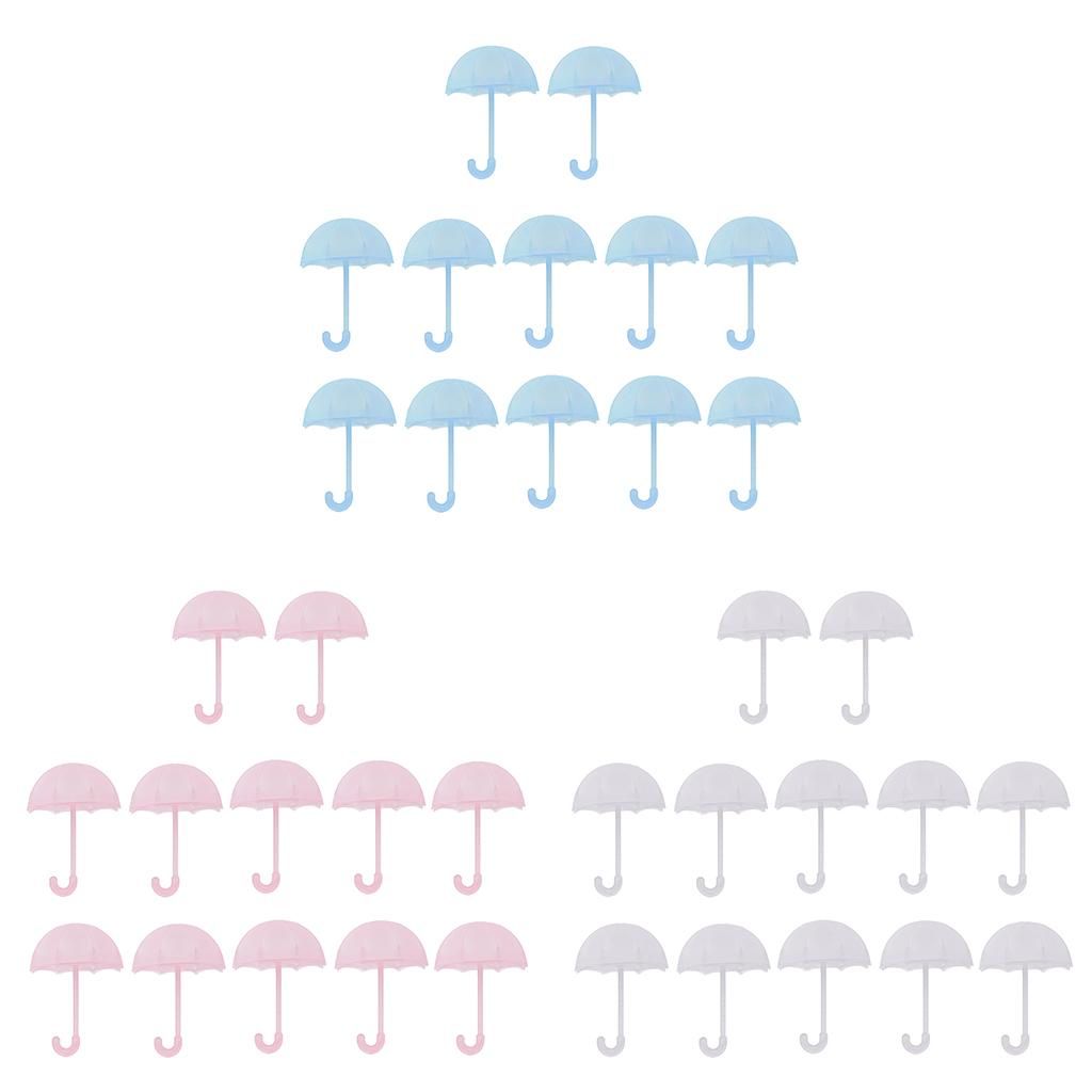 12 Pieces Umbrella Small Candy Gift Boxes Chocolate Boxes Party Pink
