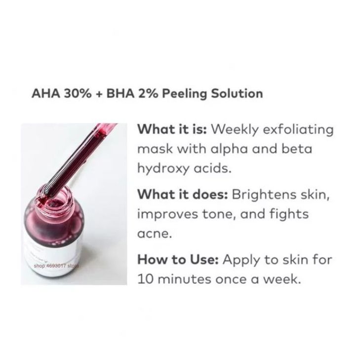 AHA 30% +BHA 2% Peeling Solutions