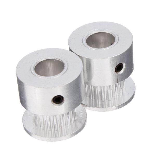 2Pcs 2GT-20 Teeth Timing Pulley Wheel 5mm 8mm Inner For 3D Printer 8mm