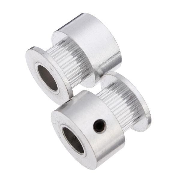 2Pcs 2GT-20 Teeth Timing Pulley Wheel 5mm 8mm Inner For 3D Printer 8mm