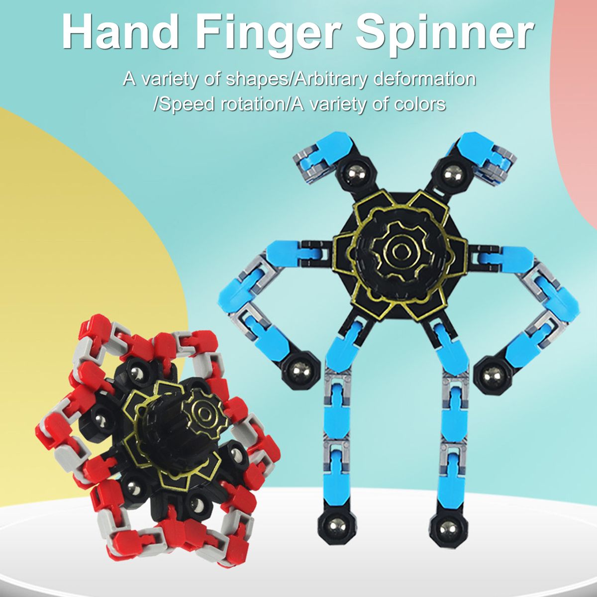 DIY Fidget Spinner Hand Finger Spinner Changeable Chain