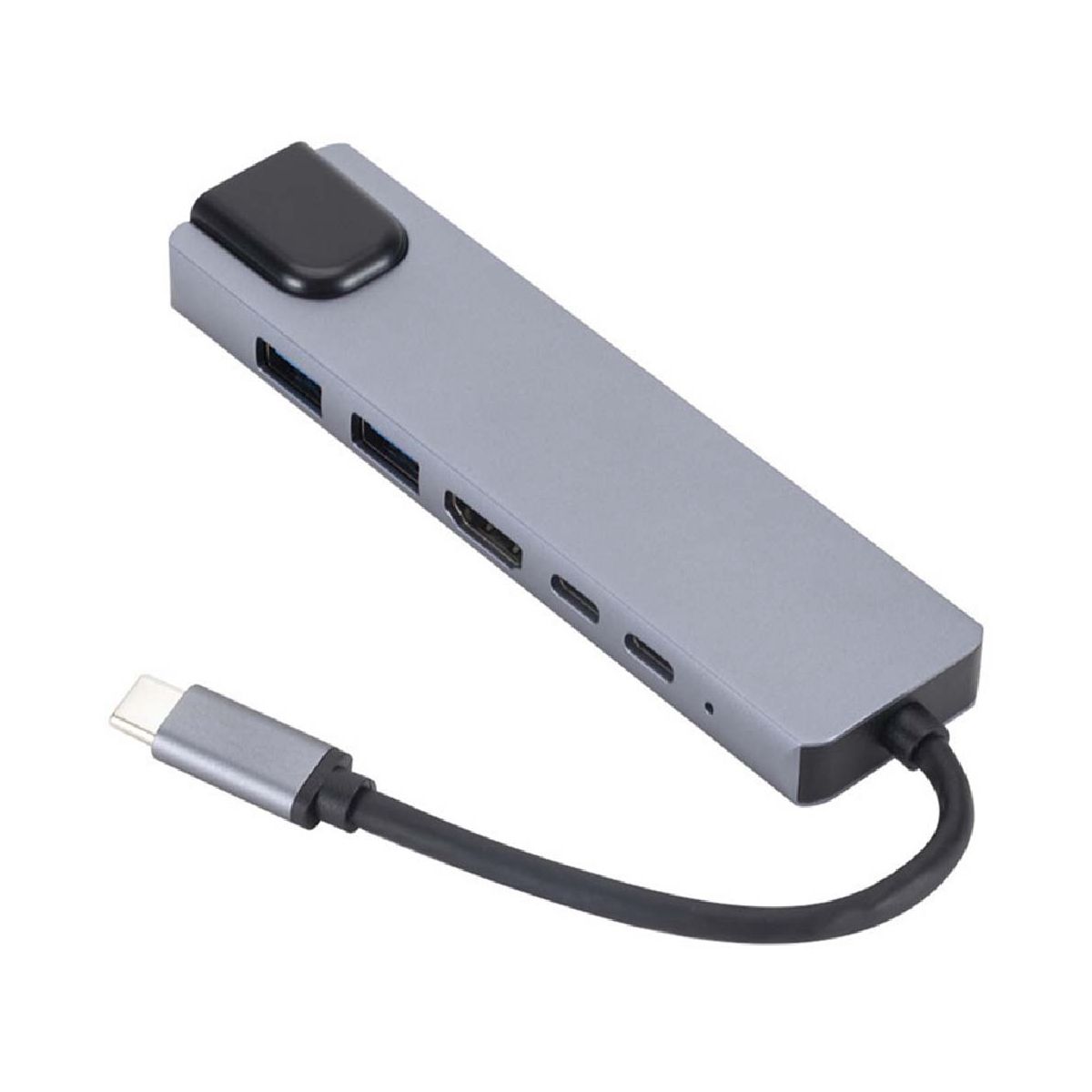 USB3.1 Type USB-C to HDTV+RJ45 6-in-1 Docking Station for