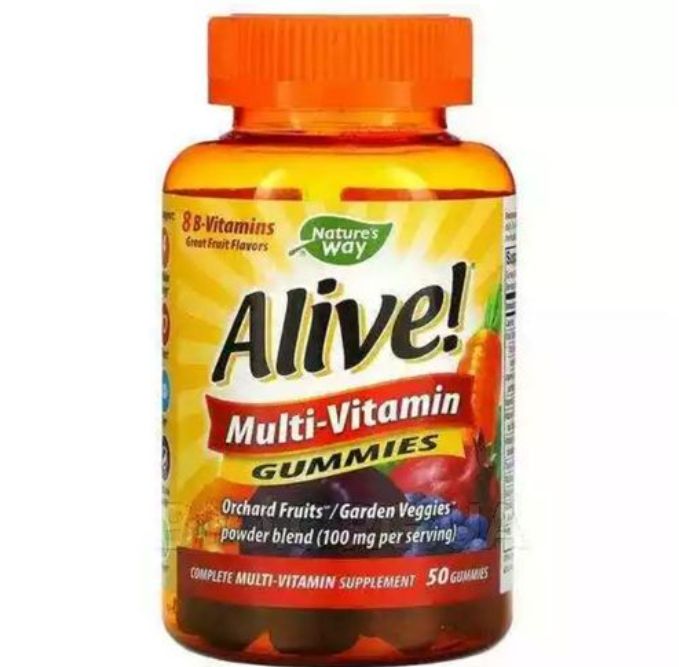 Alive! MultiVitamin Gummies Great Fruit - 50 Gummies