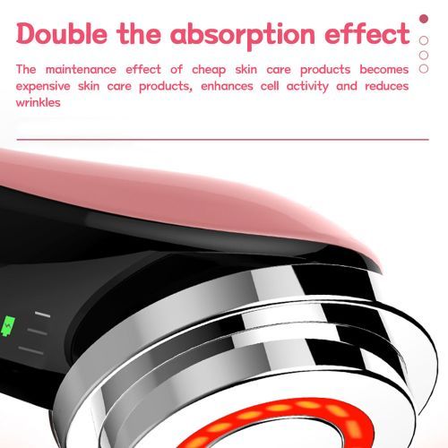 Ultrasonic Beauty Instrument LED Photon Skin Tightening Mesotherapy Face Cleansing Massage Face-lift Beauty Skin Care Tool