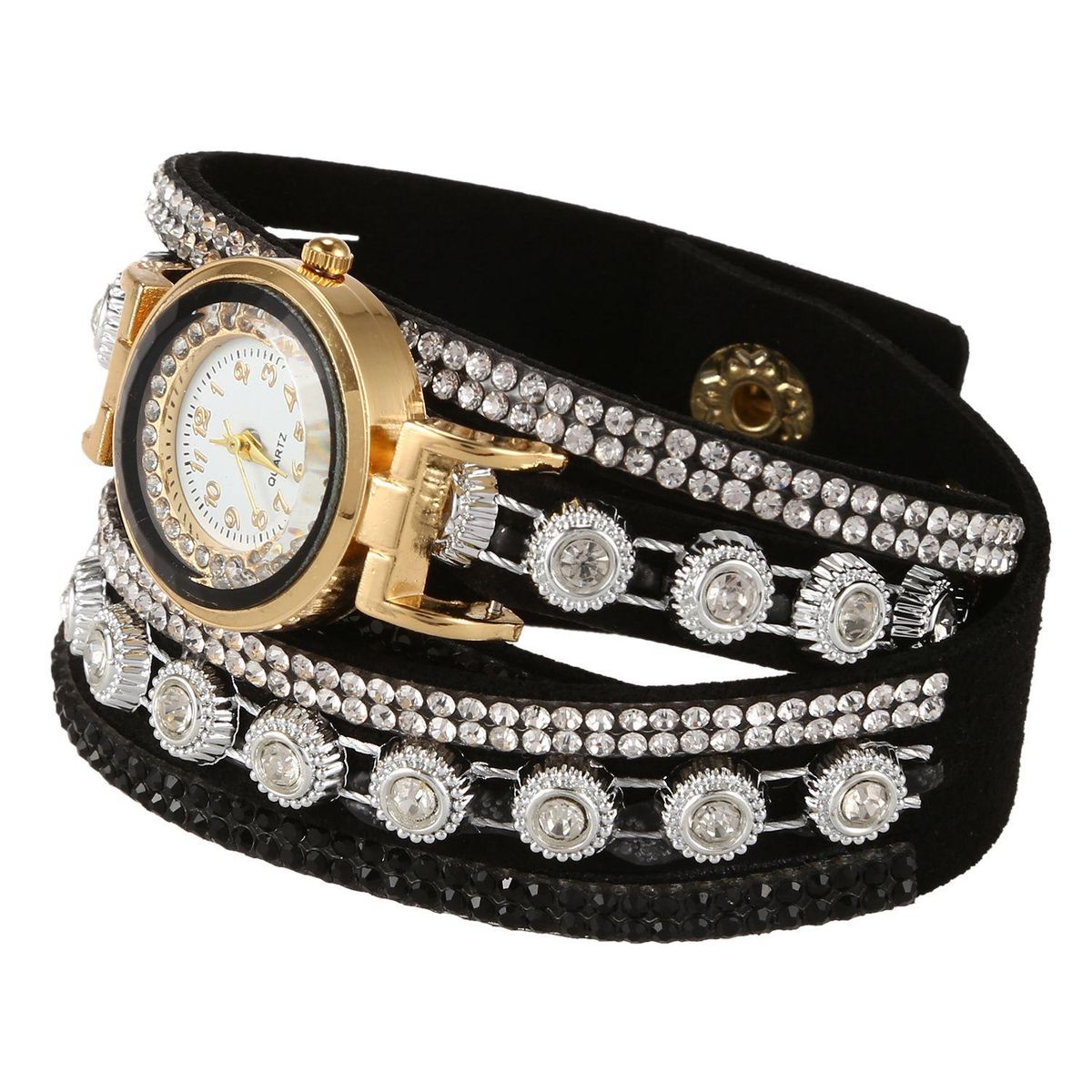 CCQ Brand Women RhineBracelet Watches Ladies Quartz