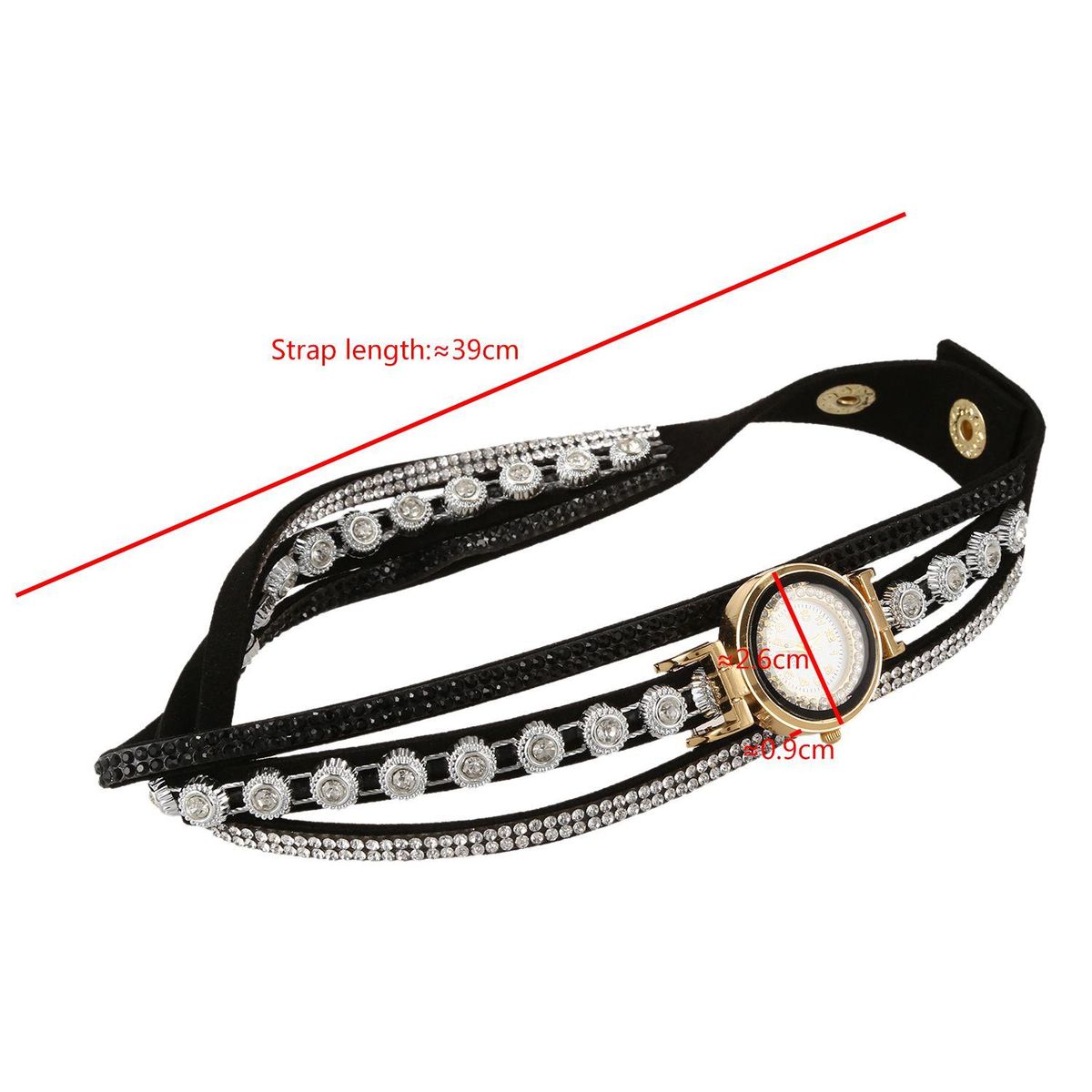 CCQ Brand Women RhineBracelet Watches Ladies Quartz