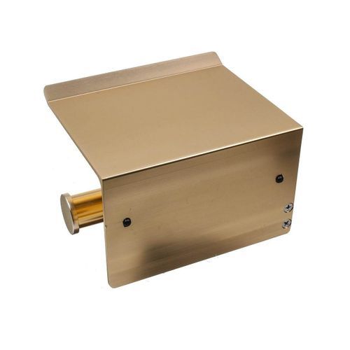Toilet Paper Roll Holder Bathroom Tissue Wall Mounted Storage Hook Phone Holder Golden