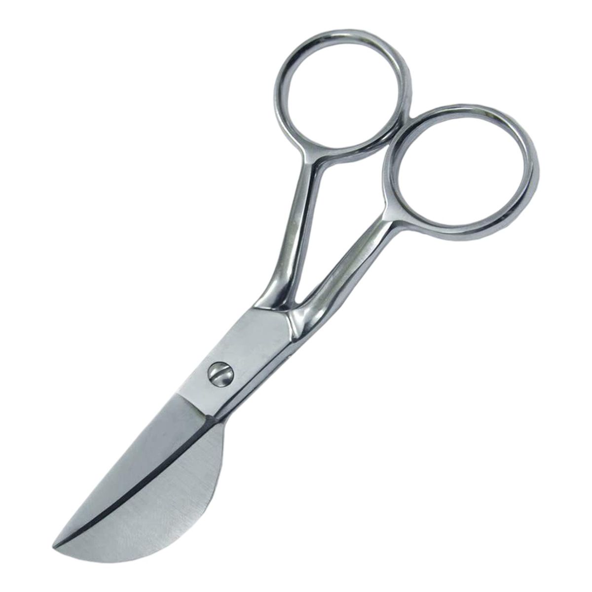 7" Duckbill Applique Scissors For Thread Tufted Carpet Fabric Silver