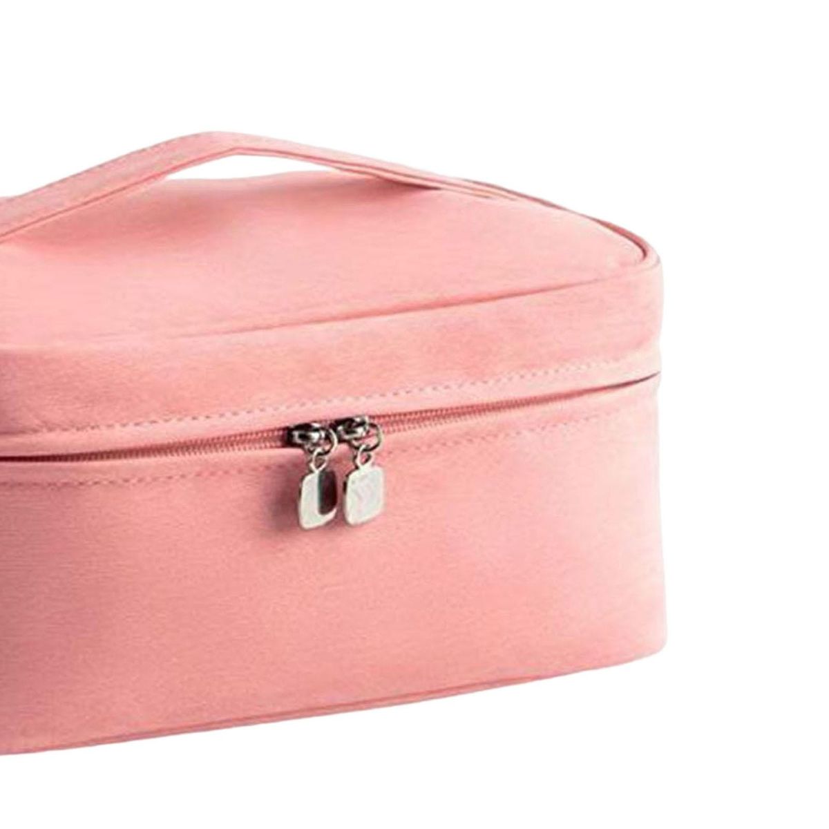 Bag With Detachable Pouch PU Resin For Beauty Eggs Purse PInk