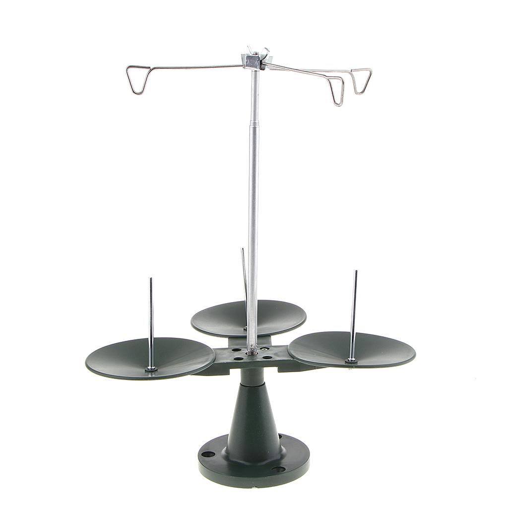 Sewing Machine 3 Spool Thread Stand Holder Base For Overlock