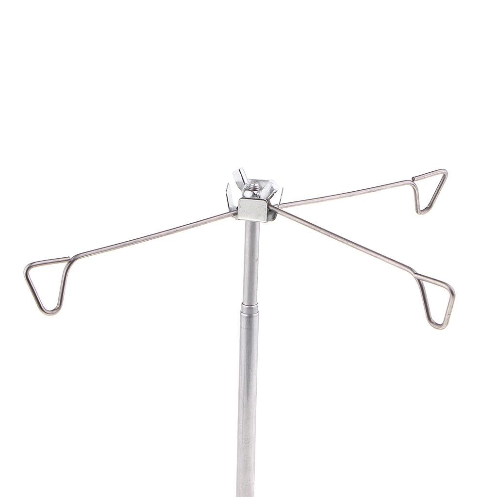 Sewing Machine 3 Spool Thread Stand Holder Base For Overlock