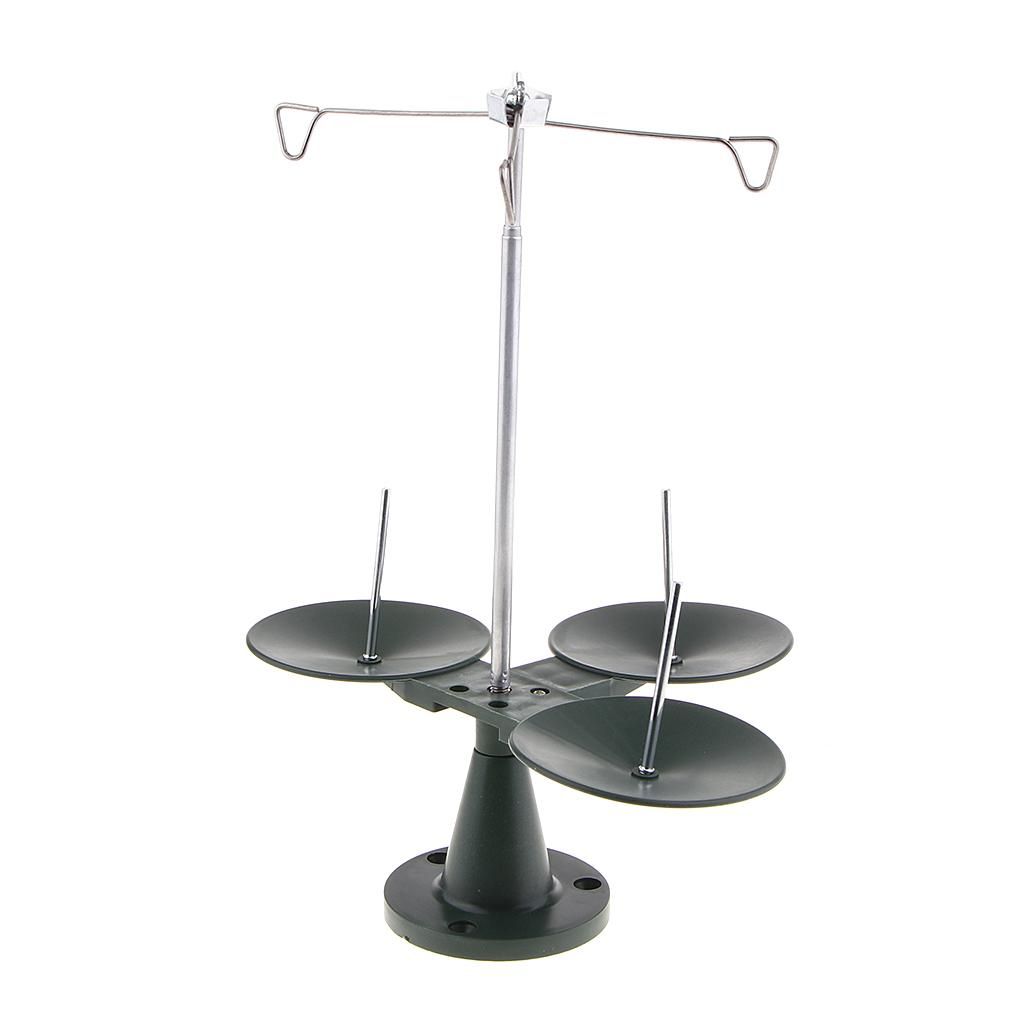 Sewing Machine 3 Spool Thread Stand Holder Base For Overlock