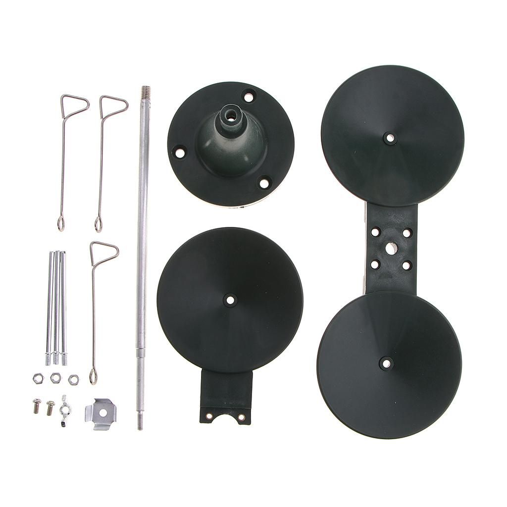 Sewing Machine 3 Spool Thread Stand Holder Base For Overlock