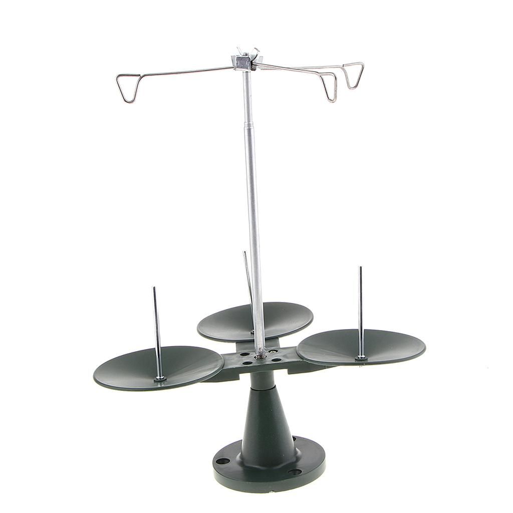 Sewing Machine 3 Spool Thread Stand Holder Base For Overlock