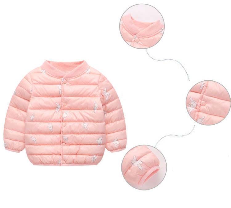 Winter Lightweight Baby Clothing Coat Children Thick Warm Cotton Coat