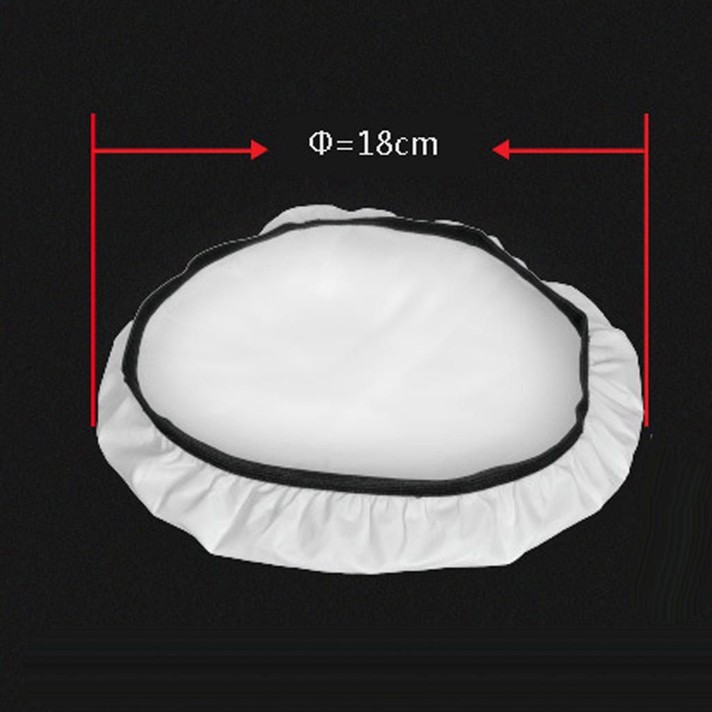 2x 7"/18cm Soft White Diffuser Cover Sock For Studio