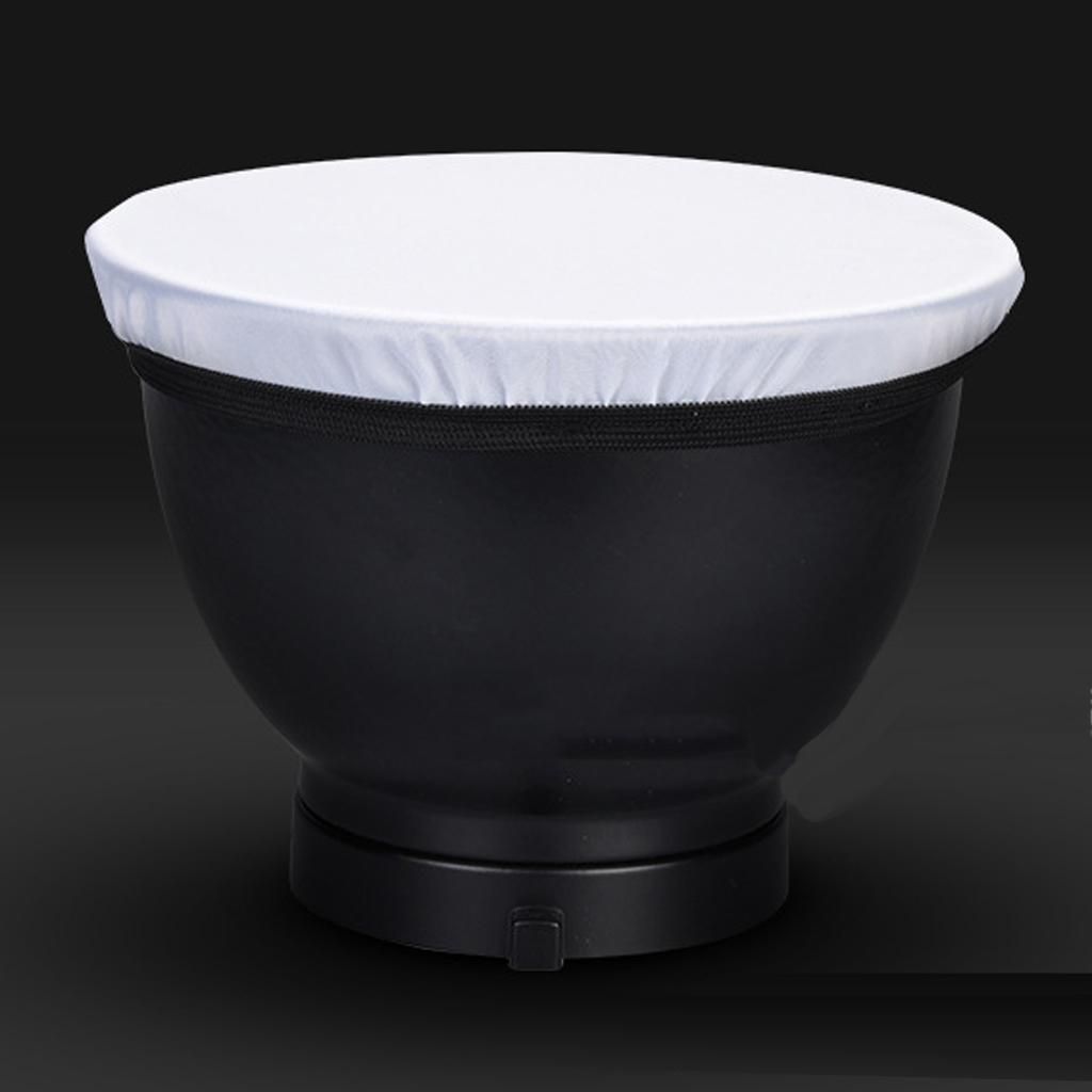 2x 7"/18cm Soft White Diffuser Cover Sock For Studio