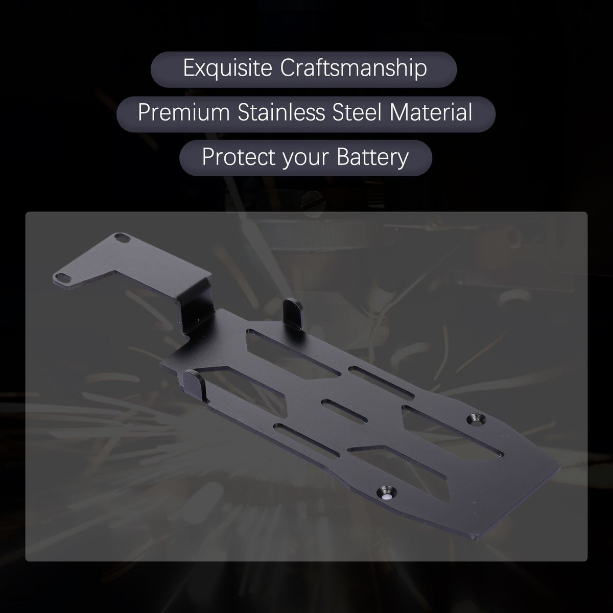 RC Car Metal Battery Mounting Plate For 1/10 RC Crawler Car