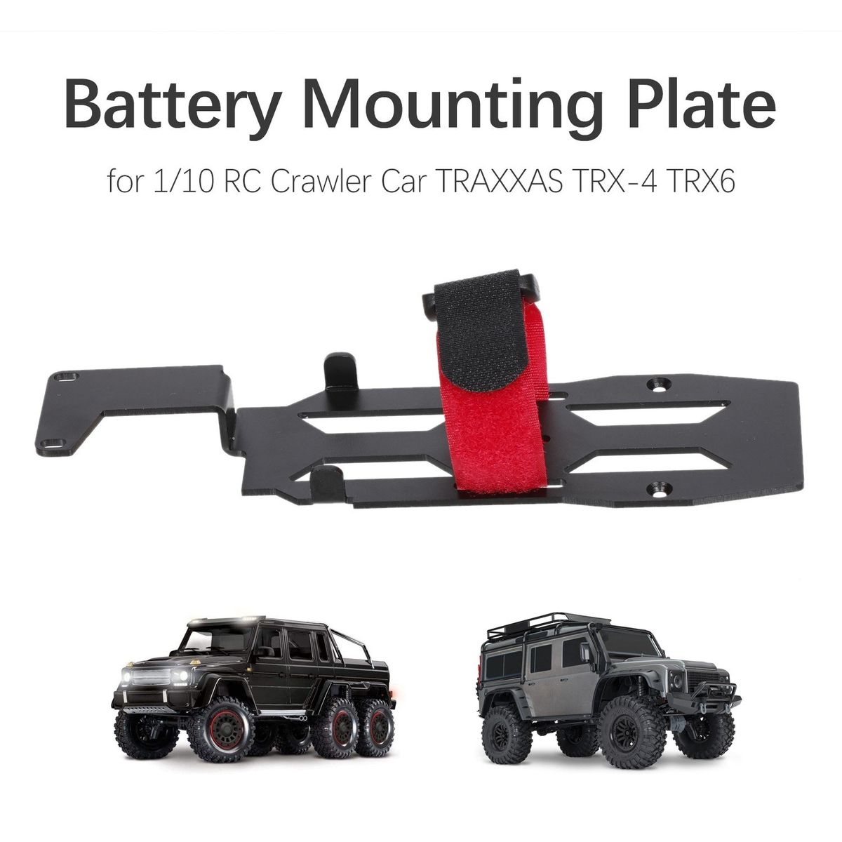 RC Car Metal Battery Mounting Plate For 1/10 RC Crawler Car