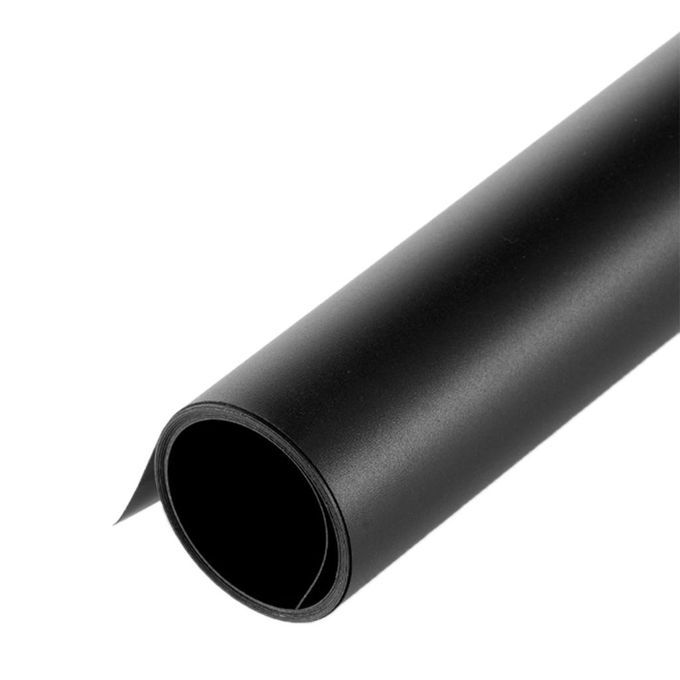 1.64x1.64ft Pure Color PVC Background Backdrop Material For Black