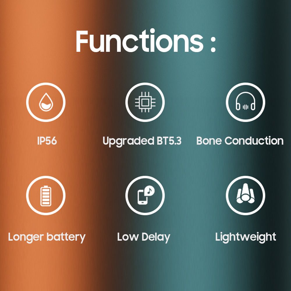 Lenovo X3 Pro True Bone Conduction Earphone Wireless BT5.3