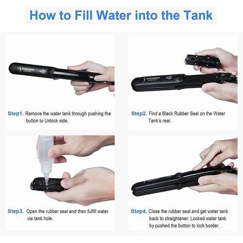 Hair Straightener 2 In 1 Ceramic  Hair  Professional Salon Straightening Curling Styling Tool A