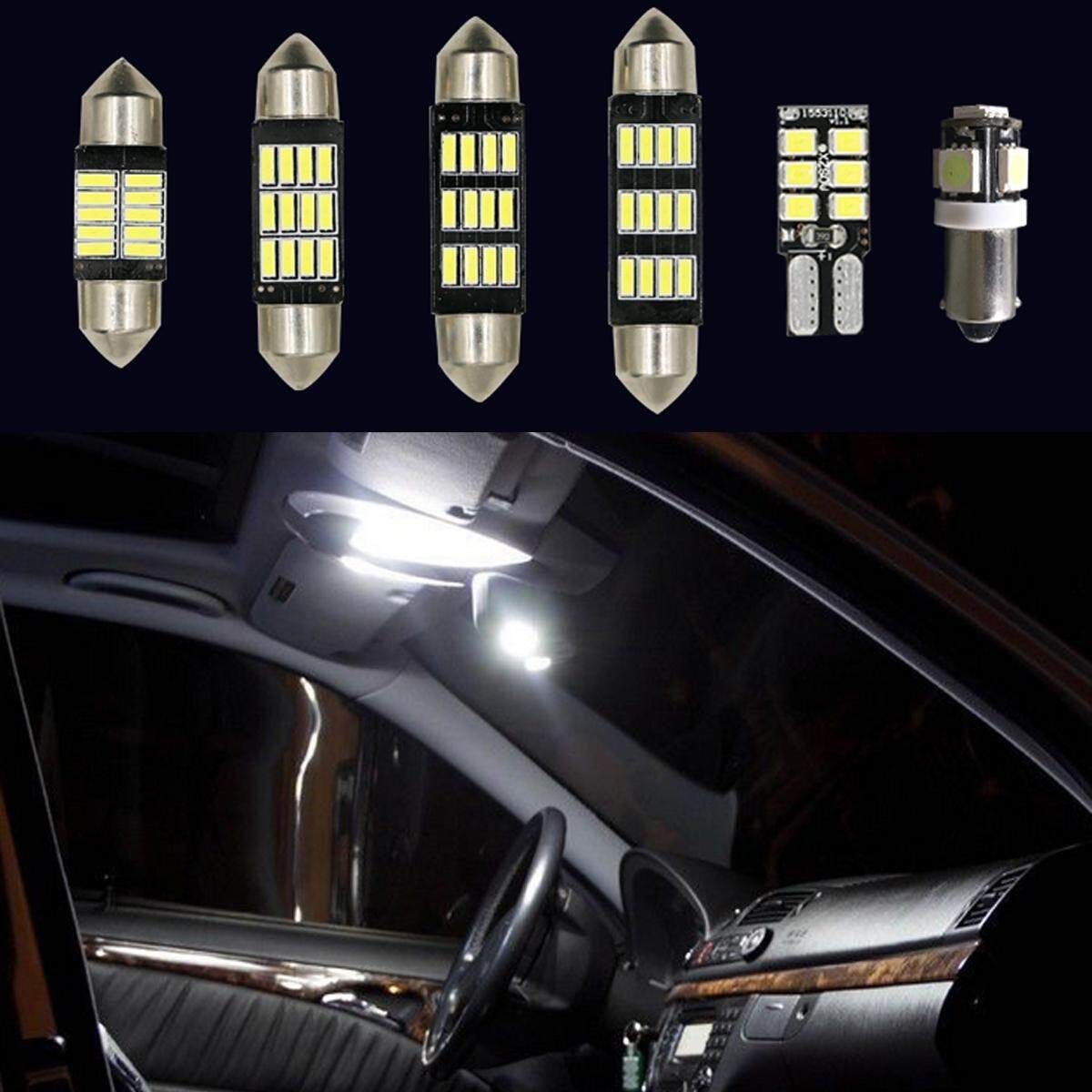 Xenon White 17pcs Interior LED Light Kit For 02-07 Volvo V70 XC70 + Free Tool