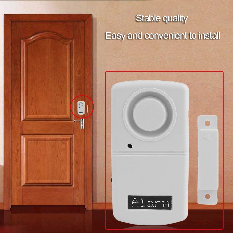 Alarm  R Dete Tor More Than 120dB Alarm Voi E Door Magneti  Alarm System-White