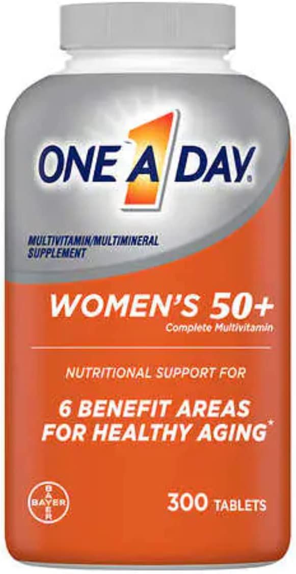 Bayer One A Day Women's 50+ Healthy Multivitamin,300 Tablets