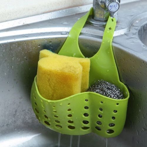 Portable Kitchen Sink Tidy Hanging Drain Basket Holder
