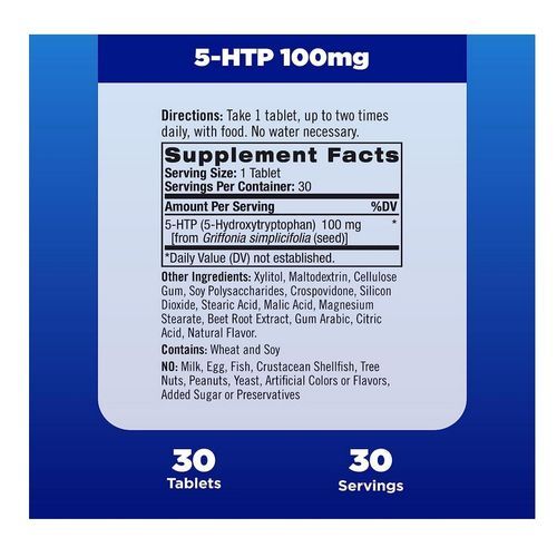 5-HTP  200mg, 30 Tablets Relaxed Mood & Stress