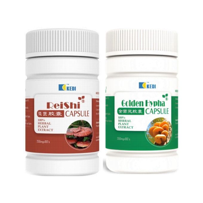 Herbal Formular - Reishi And Golden Hypha 30 CAP EACH