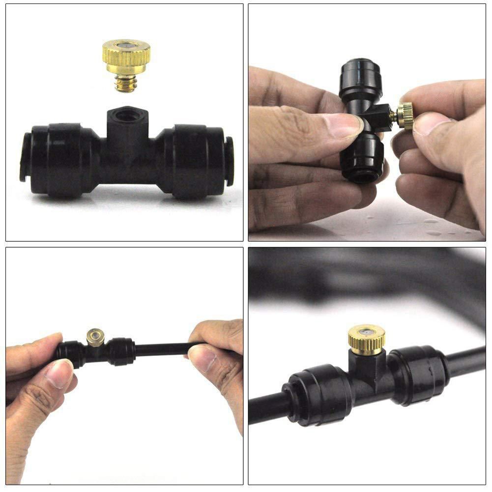 10Pcs Irrigation Misting Nozzles Kit Patio