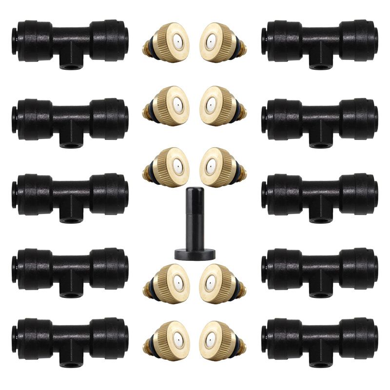 10Pcs Irrigation Misting Nozzles Kit Patio