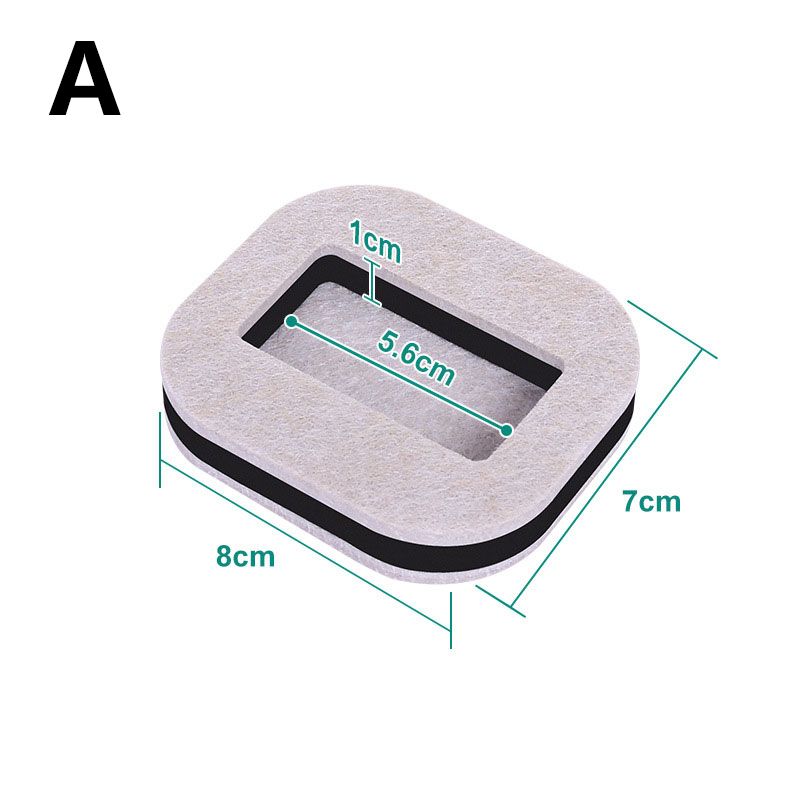 5 Pcs Felt Pads Bottom Furniture Caster Cups Floor Protectors Bed Wheels Stopper Anti Vibration Pad Anti Noisy Anti-slip Mat-A