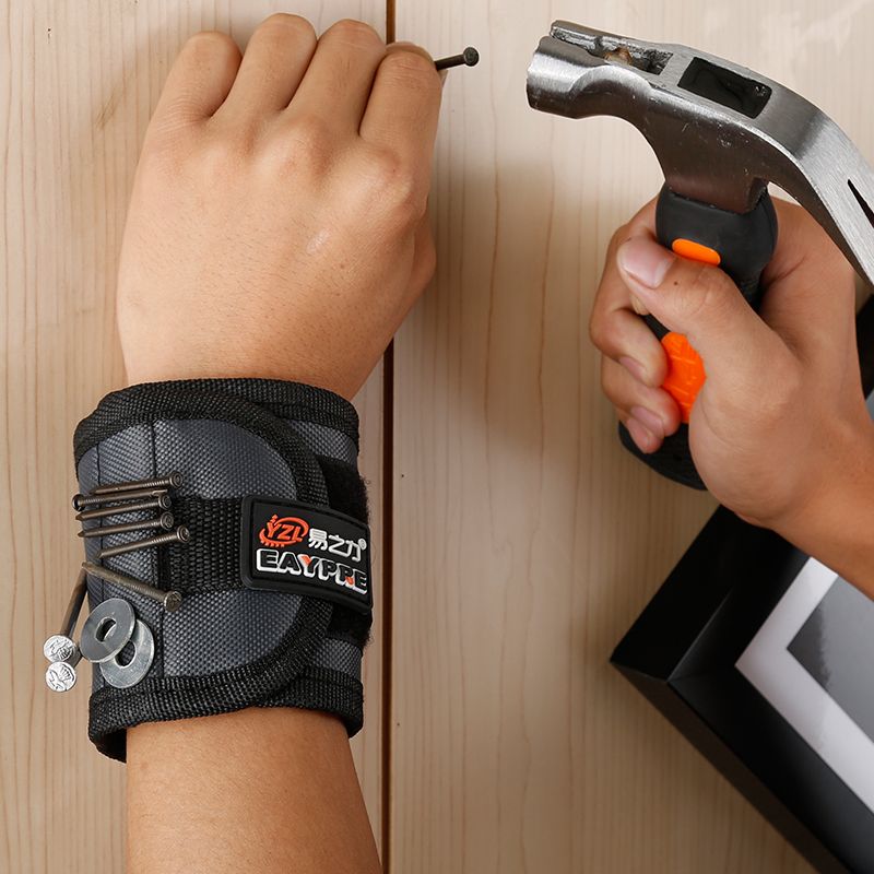 For Perfect Holding Your Repair For Tool Magnets Bits Bag, Nails, Auto Magnetic Wristband Great Drill Strong Screws, For With