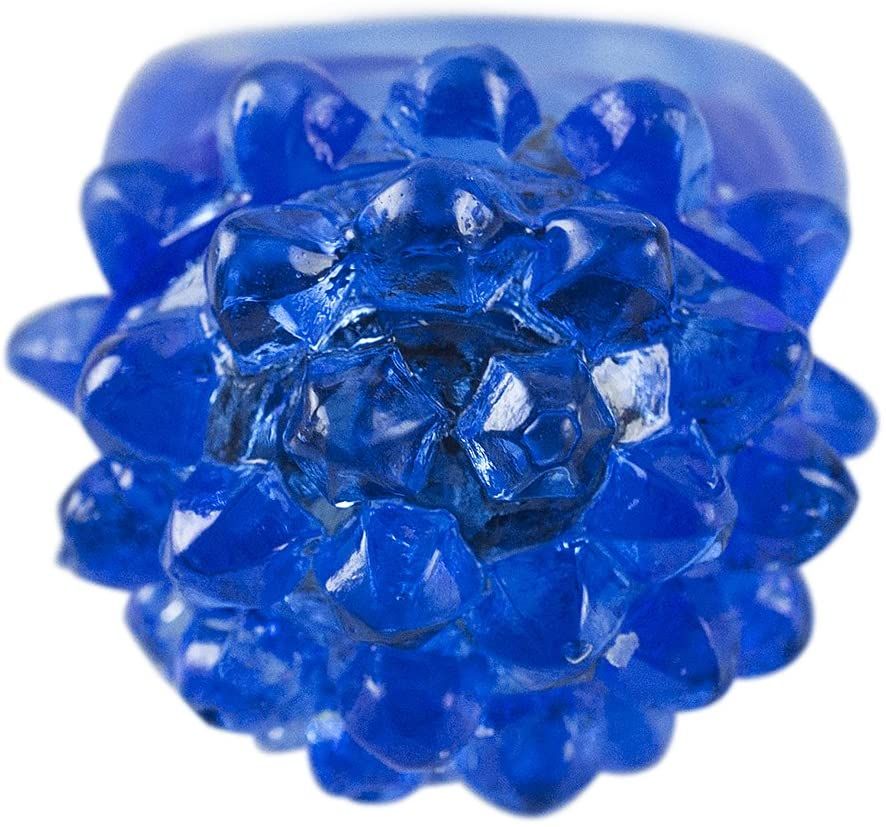 Flashing Colorful LED Light Up Bumpy Jelly Rubber Rings Finger Toys For Parties, Event Favors, Raves, Concert Shows, Gifts (18 Pack)