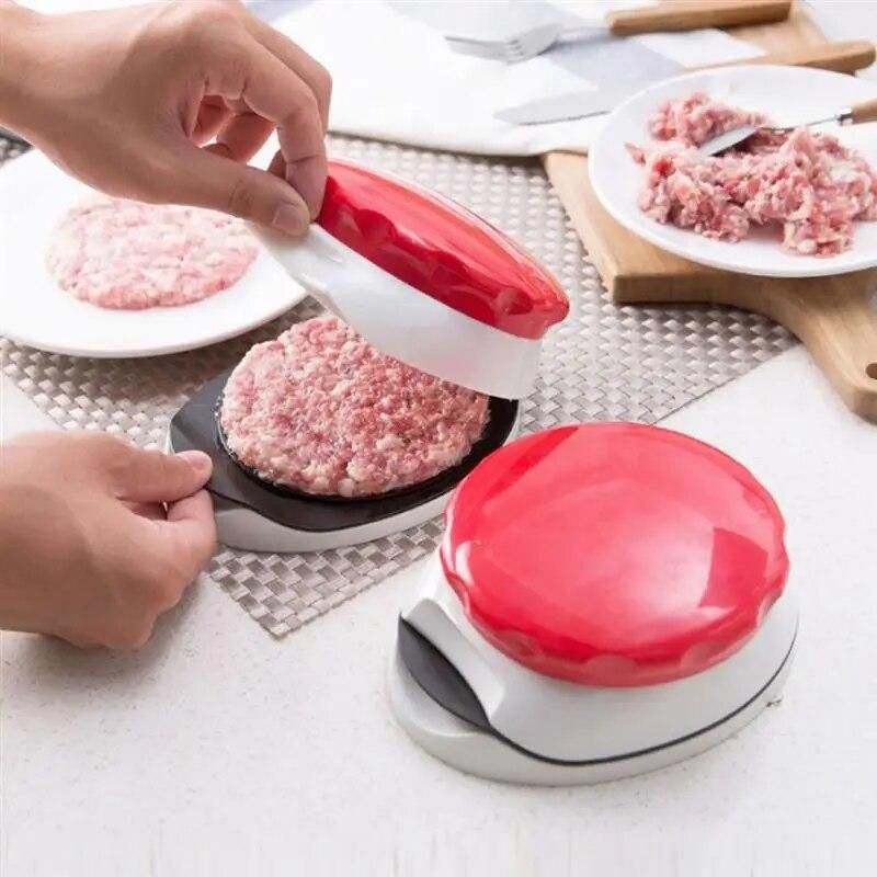 DIY Hamburger Press Round Shape Hamburger Meat Beef Grill Burger Press Patty Maker Mold Food-Grade Plastic Press Burger Maker