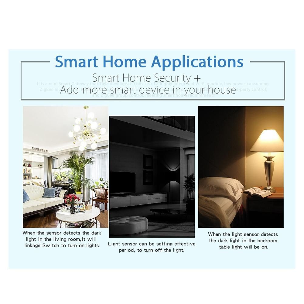 Tuya Zigbee Light Sensor Intelligent Home Illum