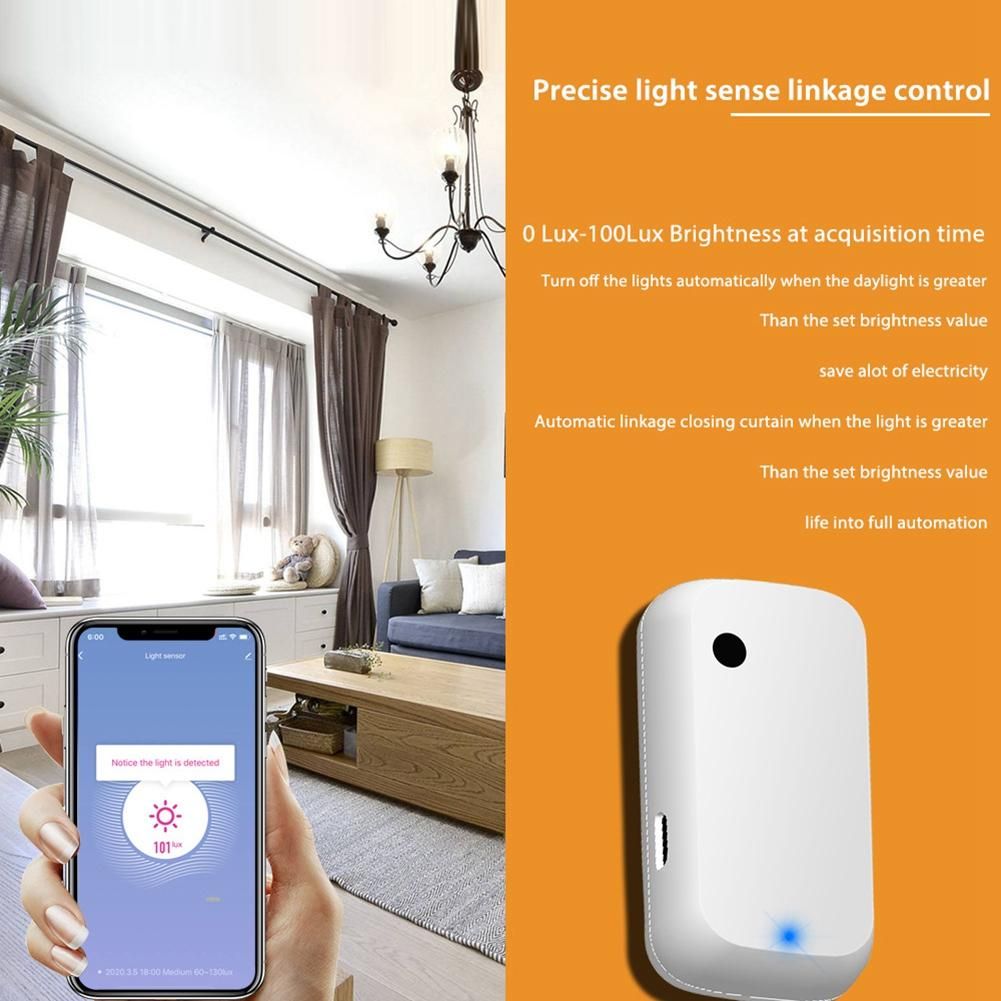 Tuya Zigbee Light Sensor Intelligent Home Illum