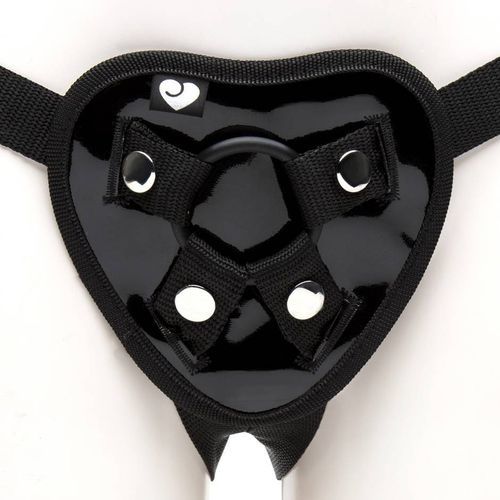Premium Quality Leather Strap-on Harness Adjustable Universal Adult Sex Toy Suction Cup Dildo Compatible Pegging Harness.Black