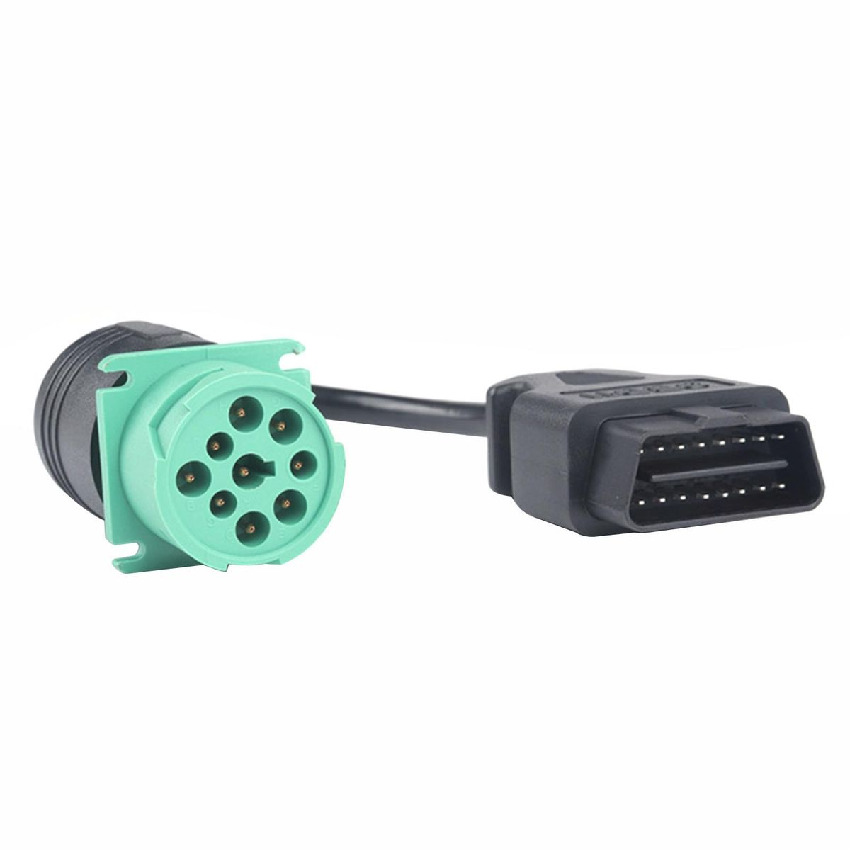 9 Pin to 16 Pin Truck Diagnostic Cable OBD2 Cable Diagnostic Scanner Adapter Cable