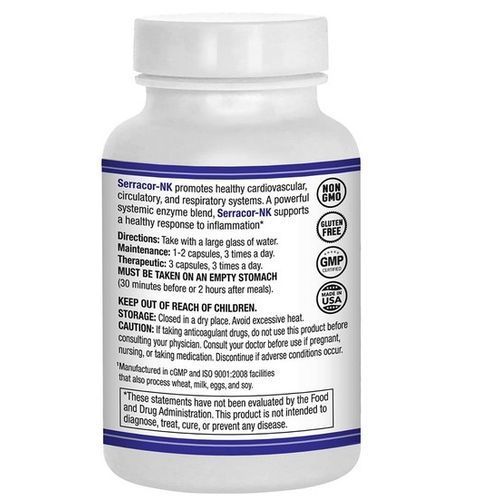 Serrapeptase & Nattokinase 90 Capsules