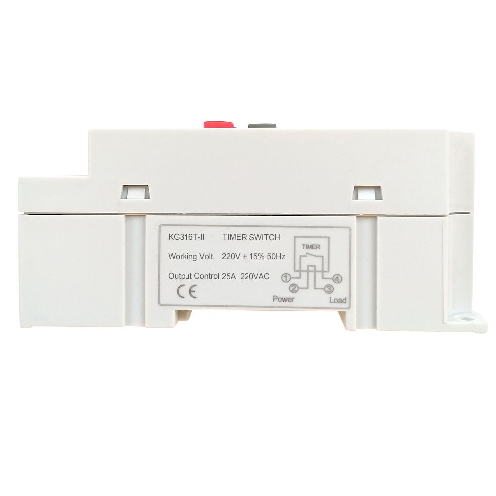 AC 220V 25A Digital Programmable Timer Din Rail Electronic