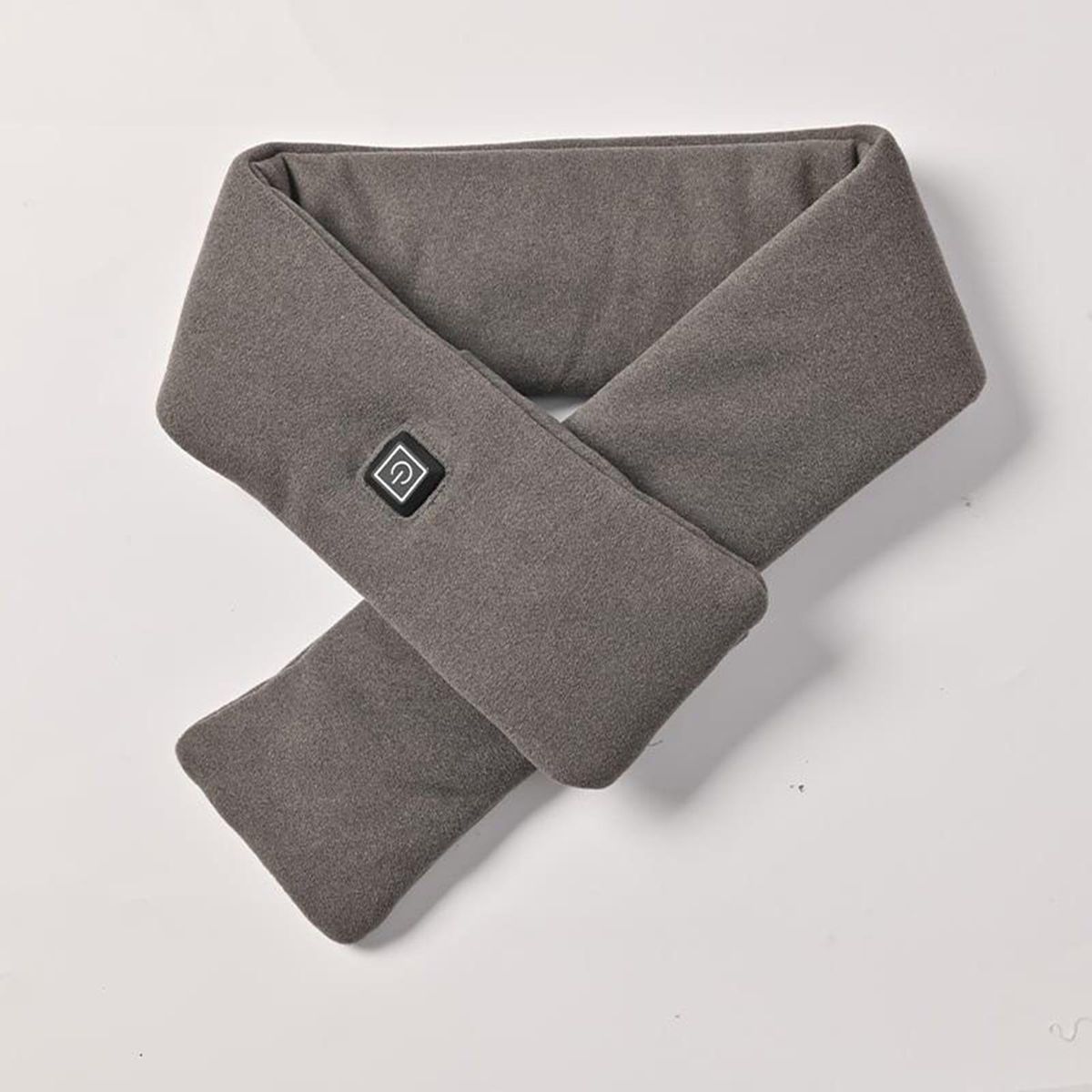 1 Set USB Heated Scarf Cold Winter Electric Thermal Scarf Neck Warmer Grey