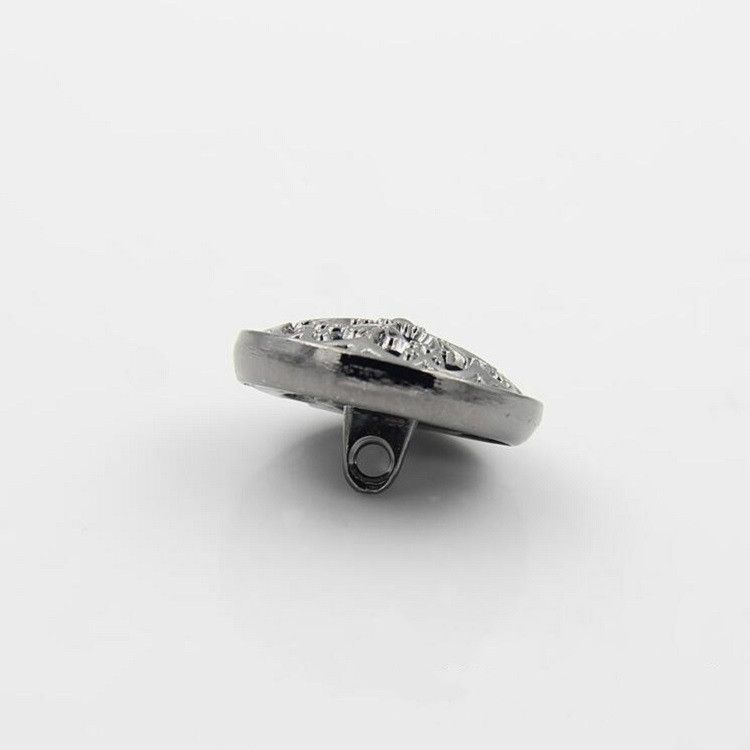 100 PCS 18mm Hollow Flower Shape Metal Button