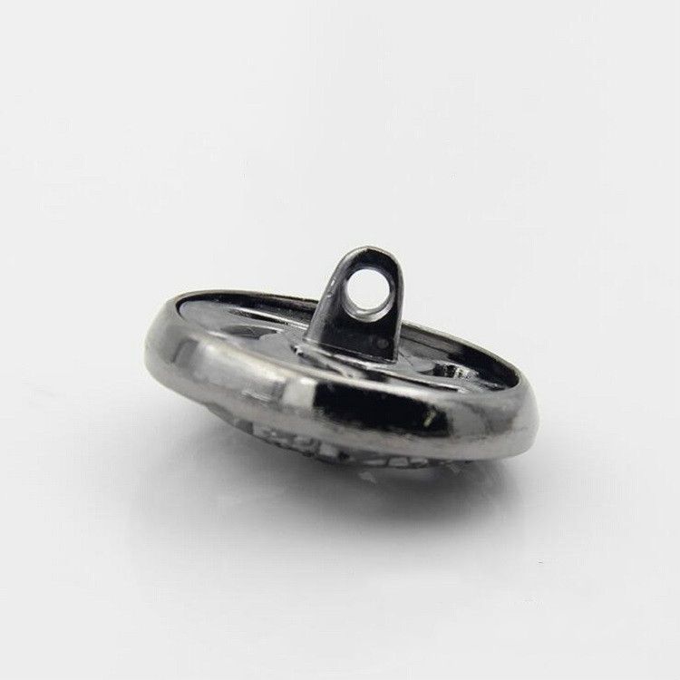 100 PCS 18mm Hollow Flower Shape Metal Button