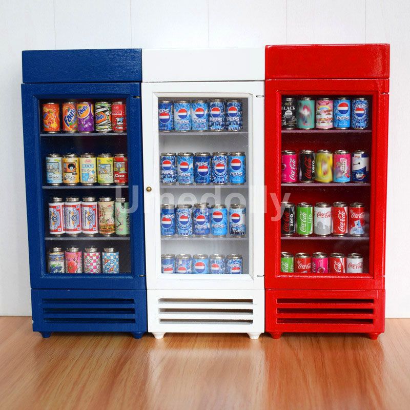 Refrigerator Supermarket 112 MINI Store Dollhouse Miniature
